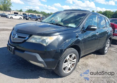 2007 Acura Mdx Technology Package from USA, damaged, VIN 2HNYD28307H523360